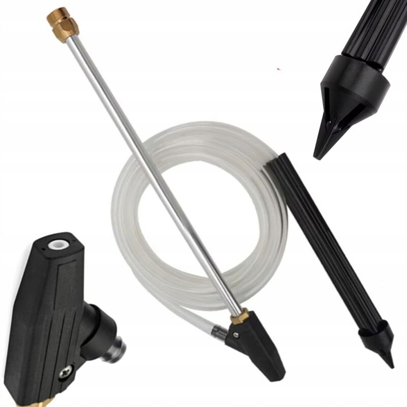 foto del prodotto set per sabbiatura con attacco in ottone m22 x1,5mm per ugello in ceramica kranzle tubo da 3 m lancia da 460 mm