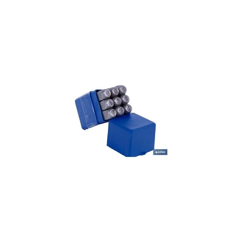 foto del prodotto set per timbratura numeri 3 mm