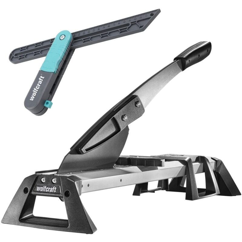 foto del prodotto set per trasferimento degli angoli e taglio del laminato i 8658000 i 2 strumenti pratici per la posa di vinile e laminato wolfcraft