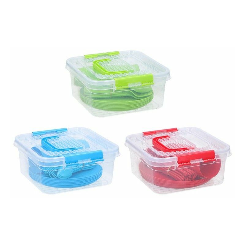foto del prodotto set picnic 31 pezzi 26x24,5x11,5cm colori modelli assortiti