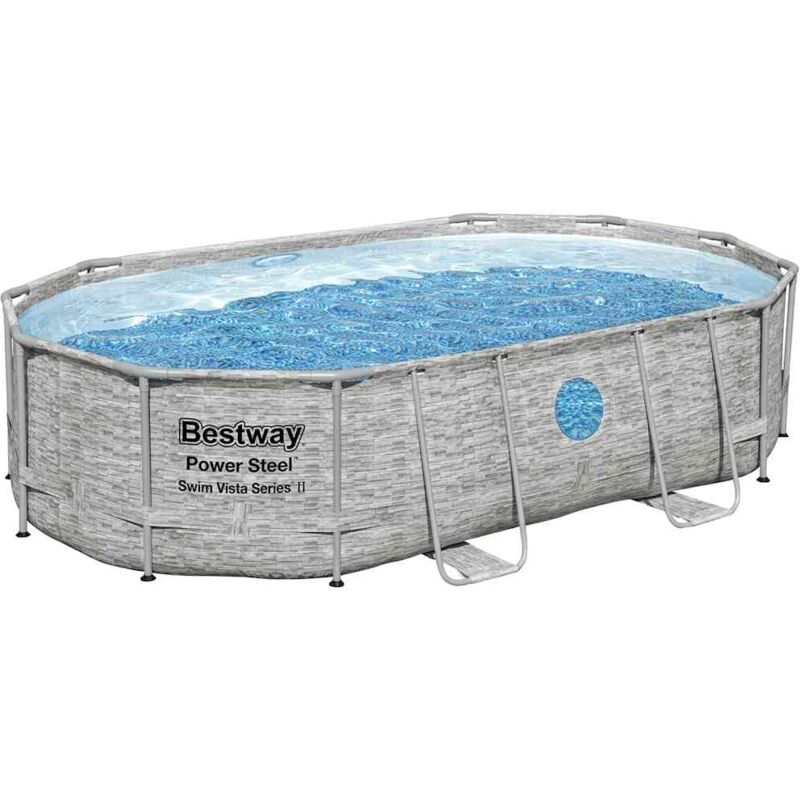 foto del prodotto set piscina power steel 488x305x107 cm bestway