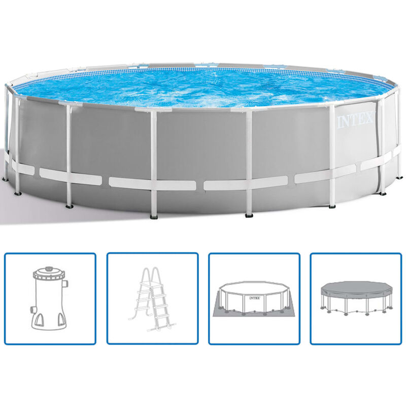 immagine 0 del prodotto set piscina prism frame 457x122 cm 26726gn intex
