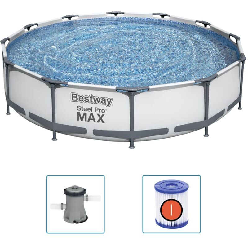foto del prodotto set piscina steel pro max 366x76 cm bestway