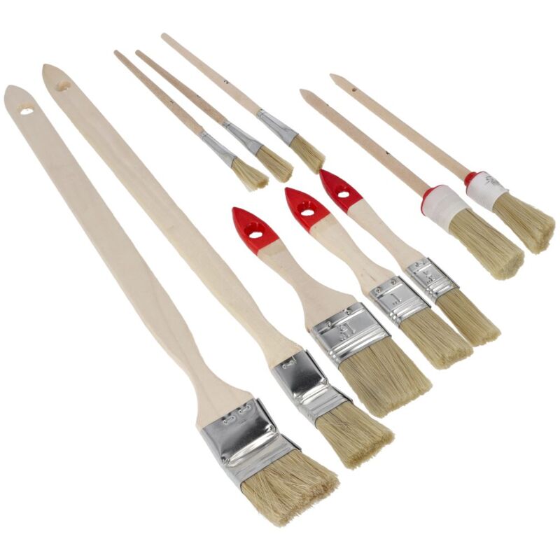 foto del prodotto set pittura pennelli pittura 10 pezzi, vernici a base acqua e altro