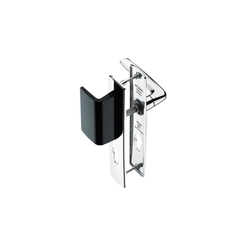 foto del prodotto set porta di piano bezault riv bloc maniglia 536 abs nero cromo chiave i 63223