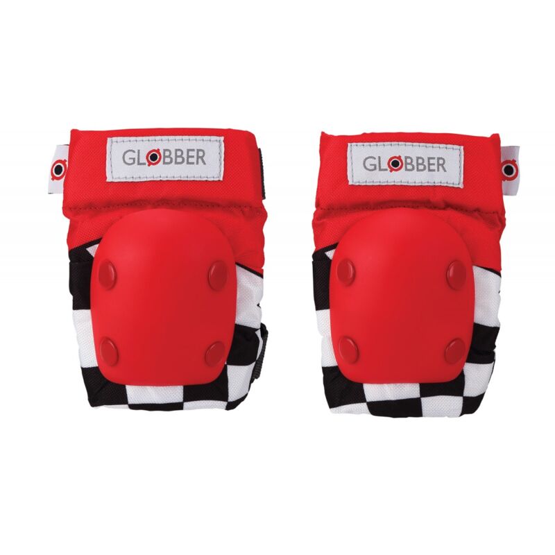 foto del prodotto set protezioni per bimbo rosso ginocchiere e gomitiere per bici e pattini