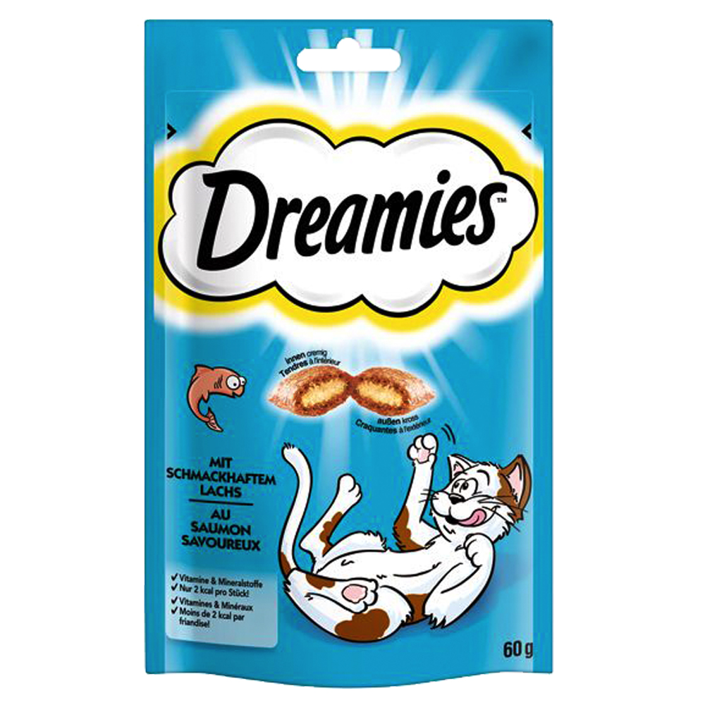 foto del prodotto set prova misto! catisfactions snack 4 x 60 g - manzo, salmone, tonno e formaggio