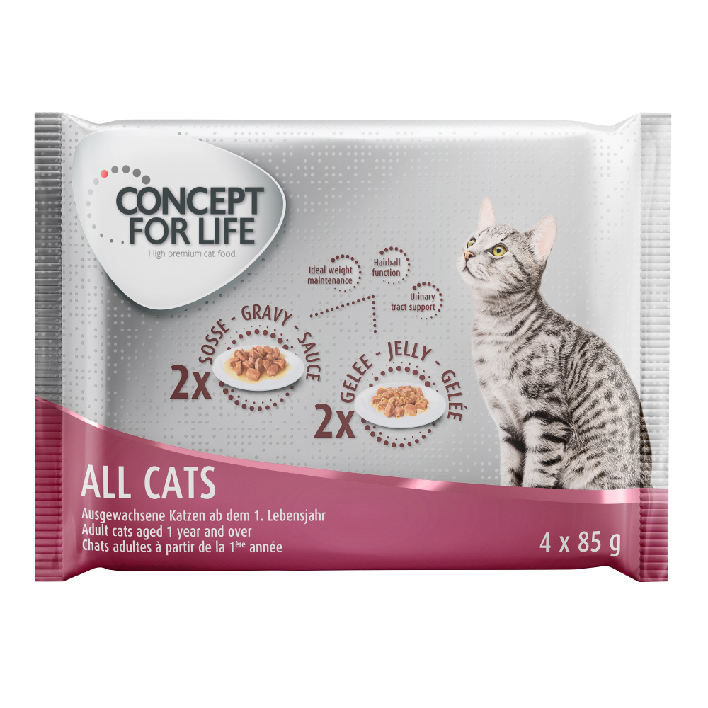 foto del prodotto set prova misto concept for life 4 x 85 g all cats