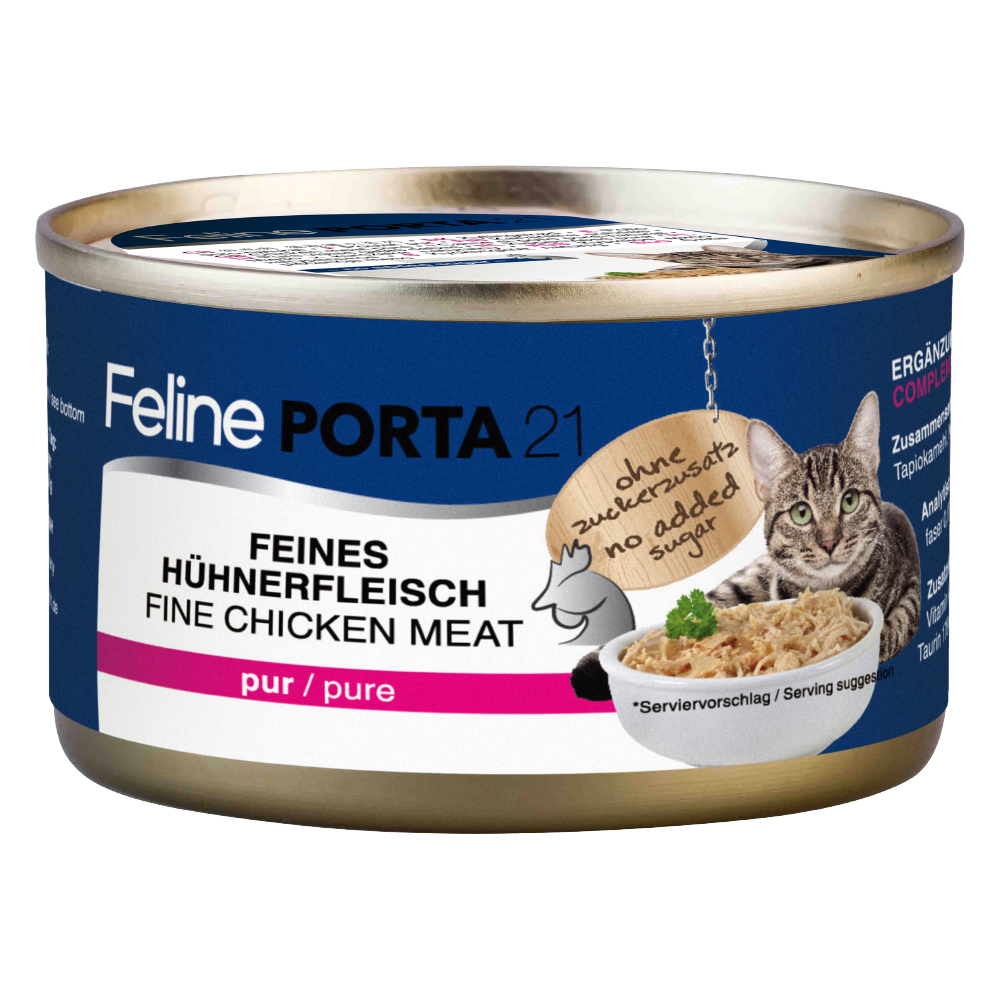 foto del prodotto set prova misto feline porta 21 6 x 90 g mix di pollo