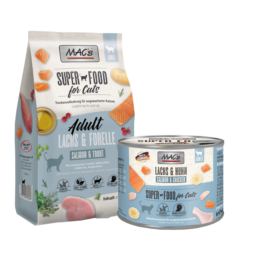 foto del prodotto set prova misto mac s secco umido adult salmone trota
