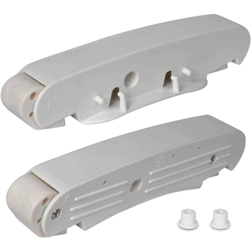foto del prodotto set pulitore per piscina hayward da 2 pezzi con kit scivolo bianco