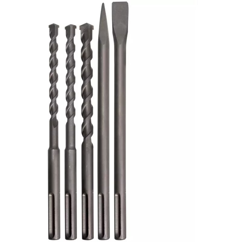 foto del prodotto set punte e scalpelli sds-max valex 5 pezzi