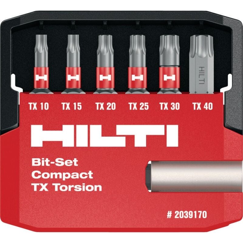 foto del prodotto set punte per avvitatore s bs t giunti morbidi 2039170 hilti