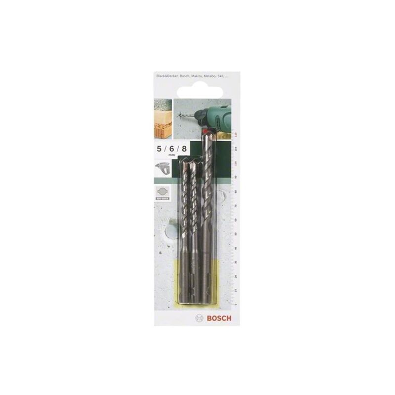 foto del prodotto set punte per cemento sds quick5 6 8mm bosch