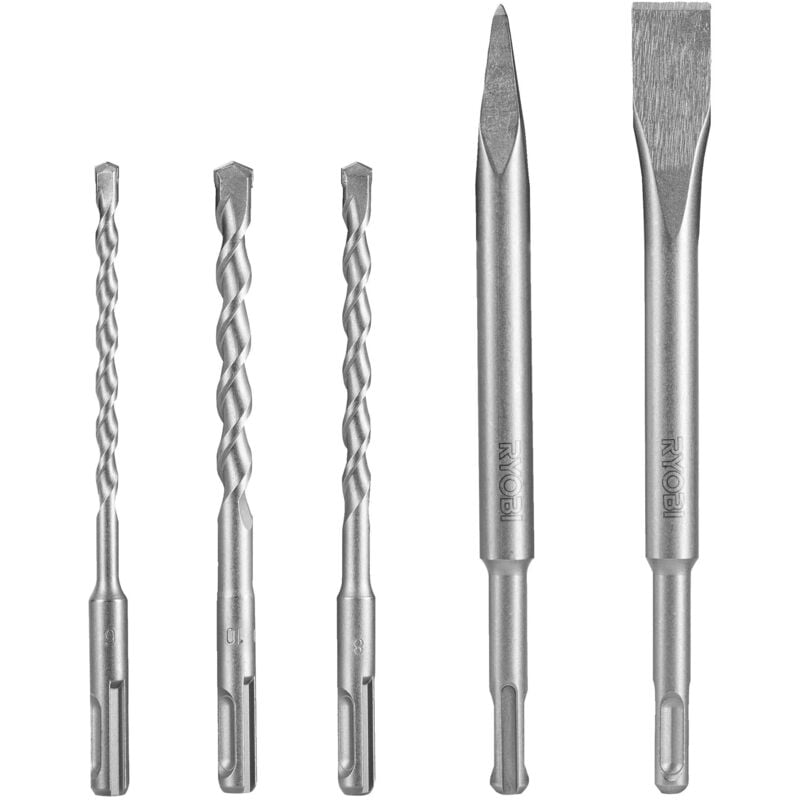 foto del prodotto set punte sds plus ryobi raksp05