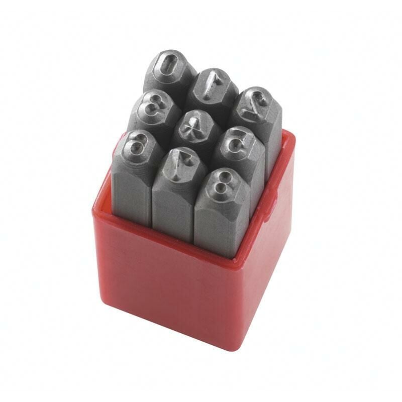 foto del prodotto set punzoni numeri 4 mm x marcatura