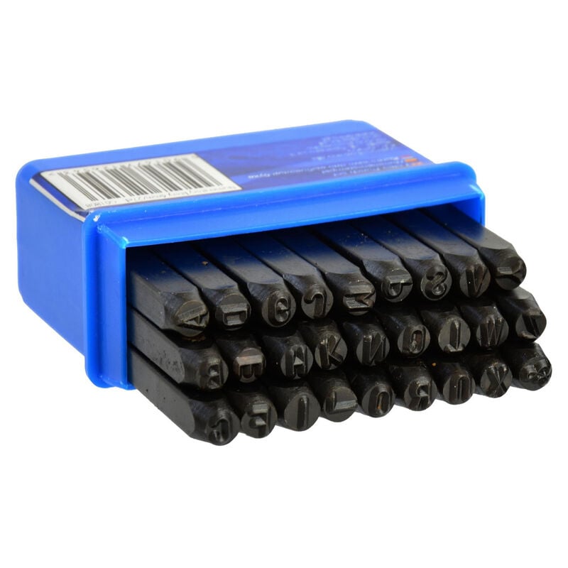 foto del prodotto set punzoni stampini numeri cifre 27pz 4mm geko g01808