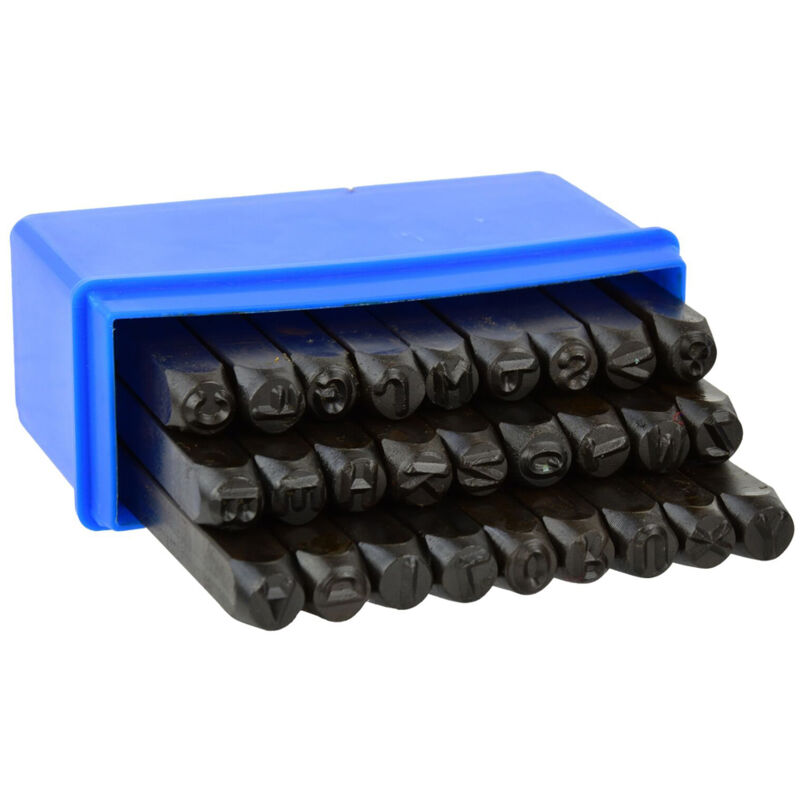 foto del prodotto set punzoni stampini numeri cifre 27pz 6mm geko g01812