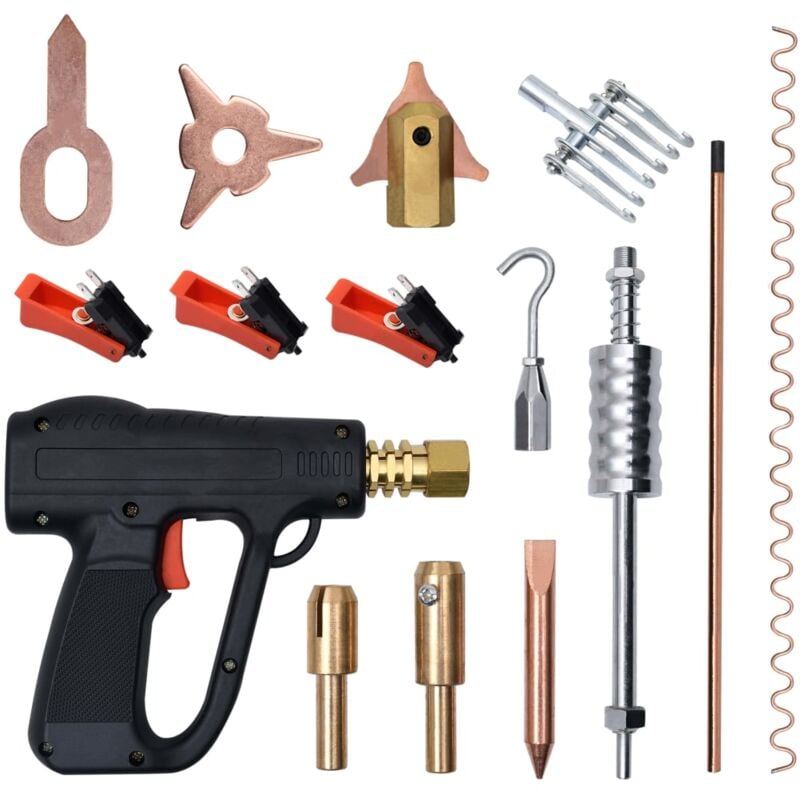 foto del prodotto set saldatore estrattore ammaccature 86 pz vidaxl