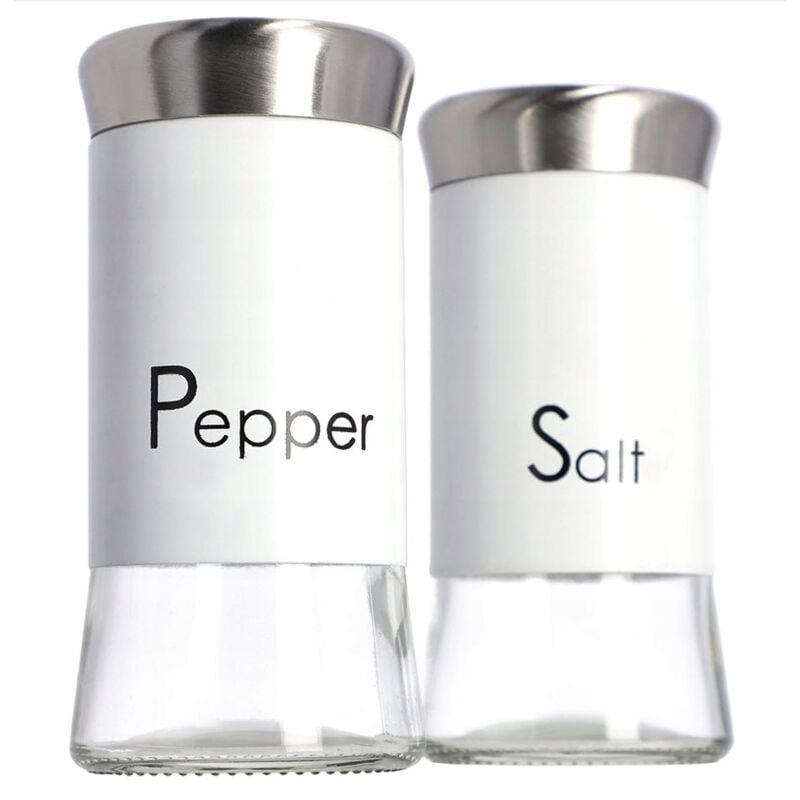 foto del prodotto set sale e pepe 2x150ml contenitore sale e pepe in acciaio kadax