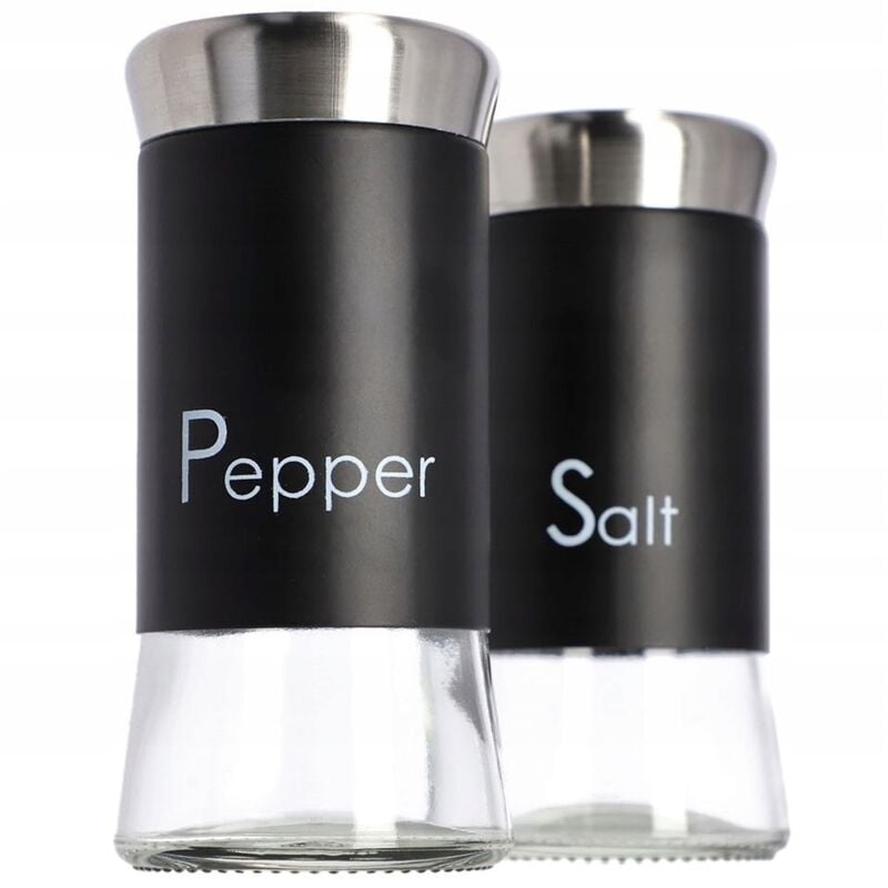 foto del prodotto set sale e pepe 2x150ml contenitore sale e pepe in acciaio kadax