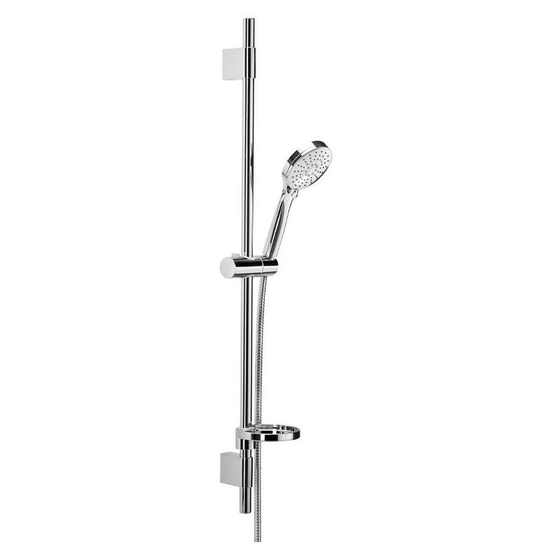 foto del prodotto set saliscendi 9cento damast asta 216 inox cromato 22 mm con supporti laterali regolabili