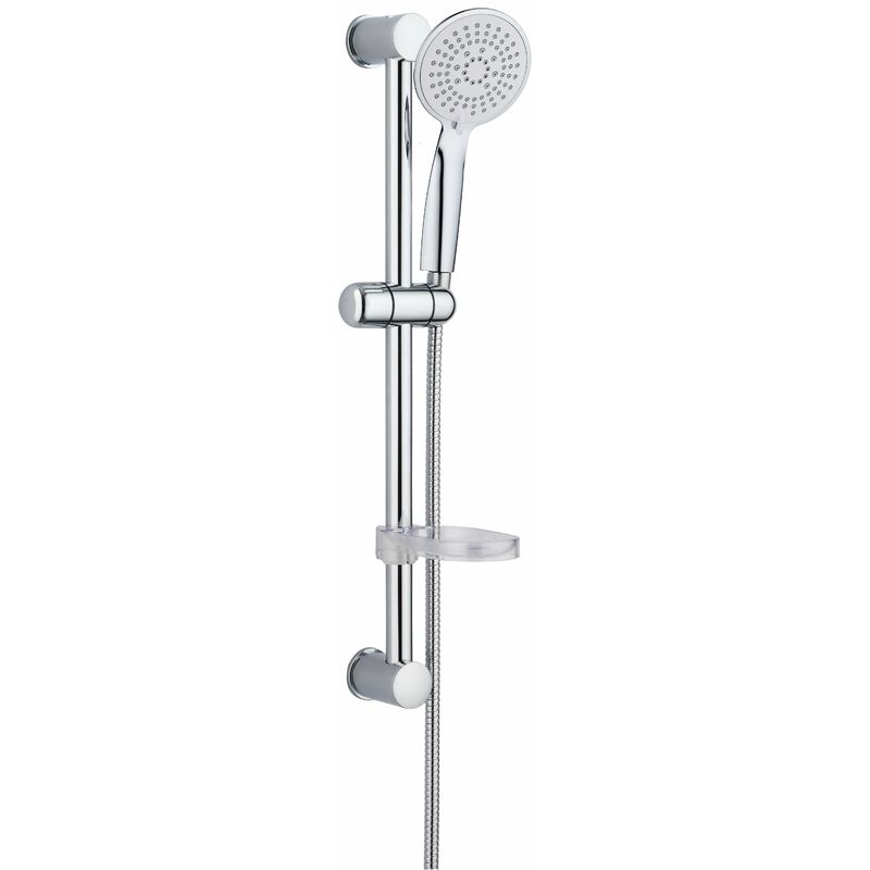 foto del prodotto set saliscendi con doccia 5 getti e portasapone damast 12529 cromo