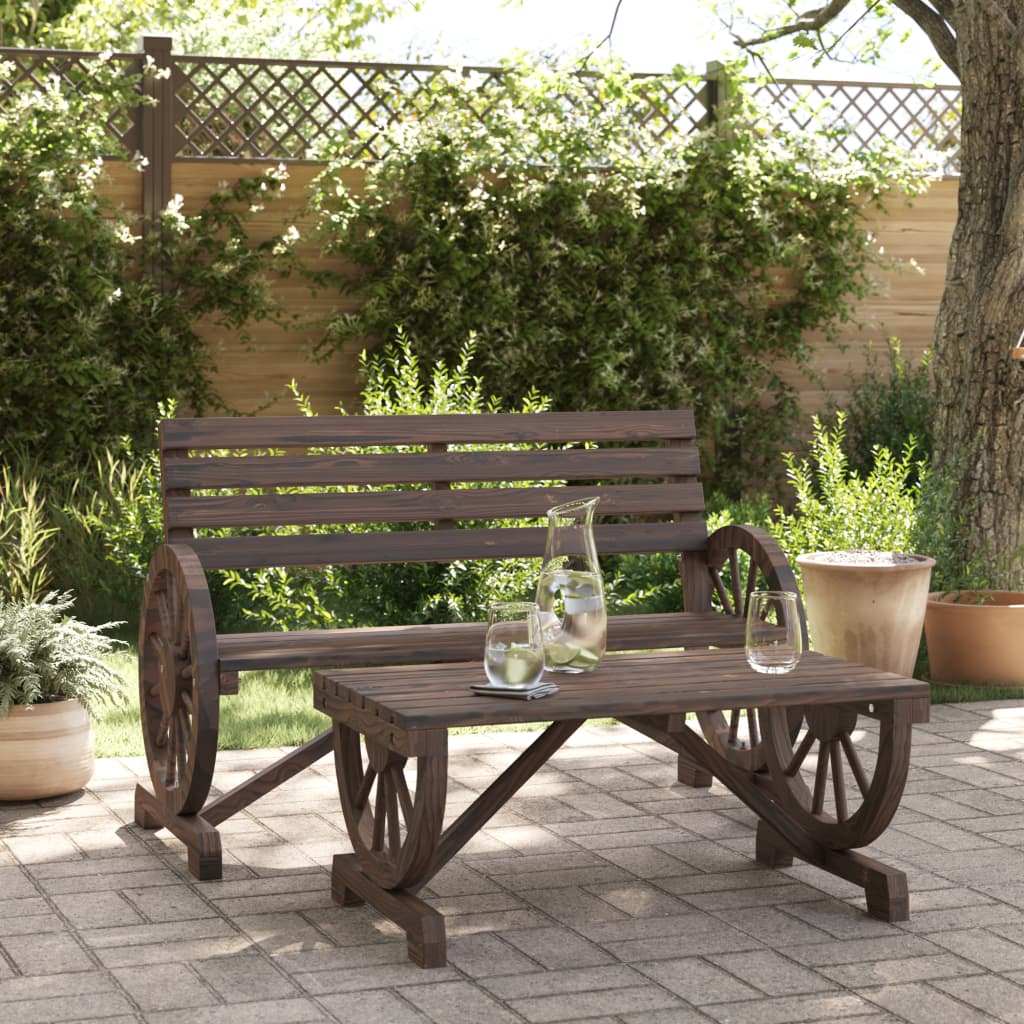 foto del prodotto set salotto da giardino 2 pz in legno massello di abetecod mxl 91291