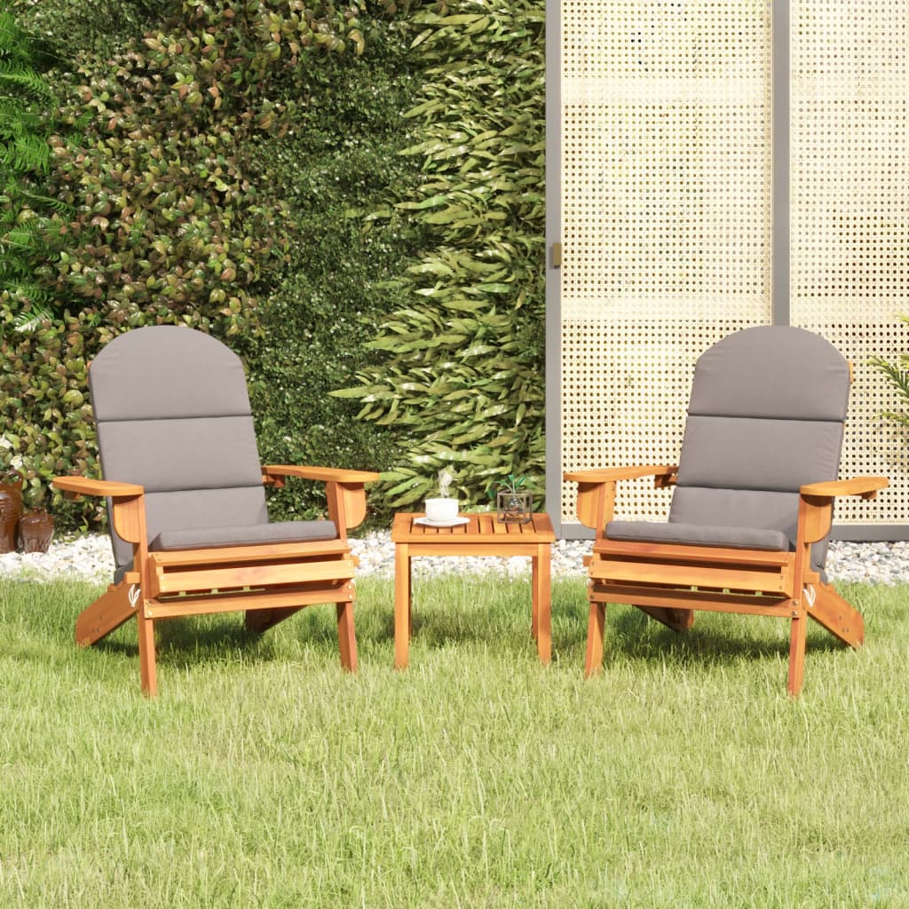 foto del prodotto set salotto da giardino adirondack 3pz legno massello di acaciacod mxl 102403