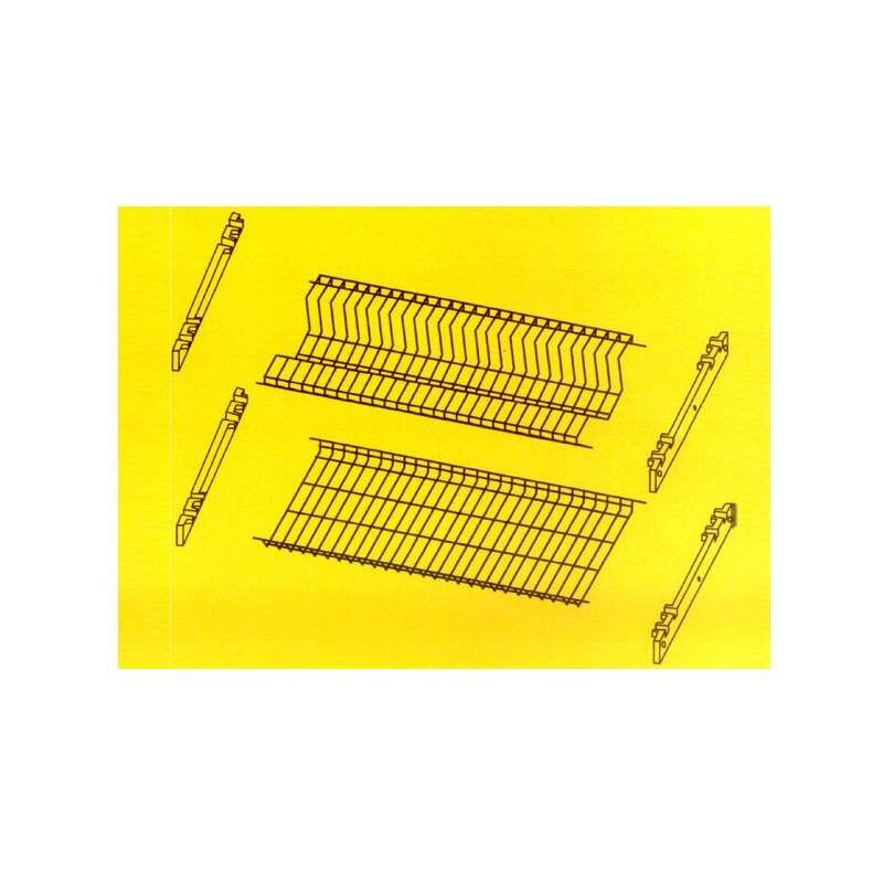 foto del prodotto set scolapiatti ad incasso acciaio 86 cm
