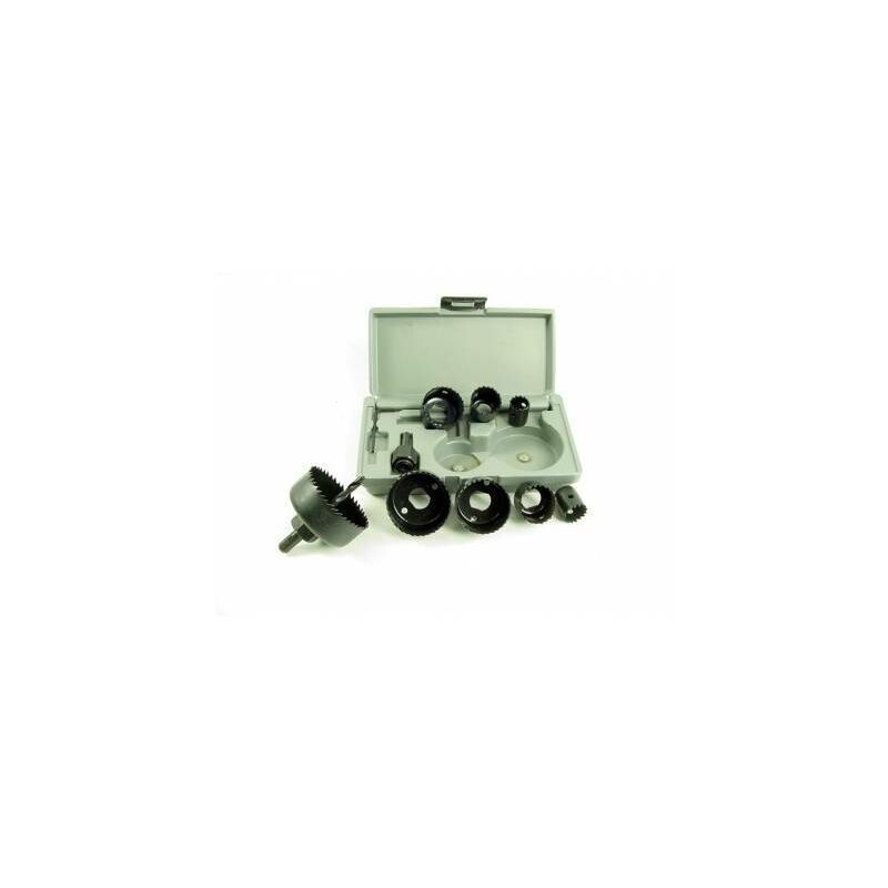 foto del prodotto set serie kit 10 lame a tazza da mm 19 a 64 trapano legno plastica 64 mm