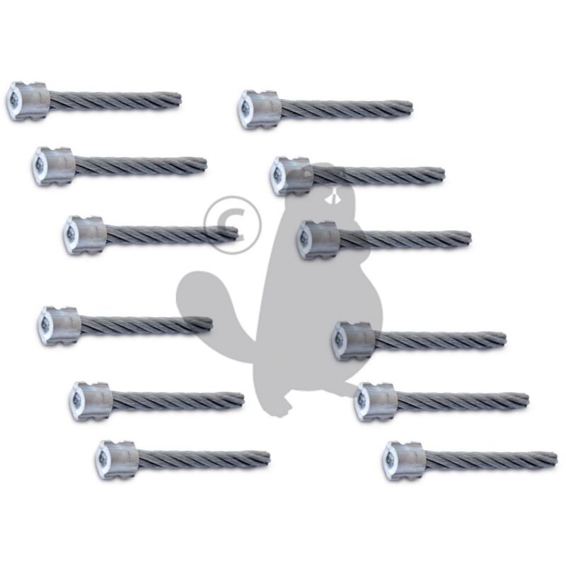 foto del prodotto set spazzole di ricambio 8 pz rif 1510307 compatibile weber