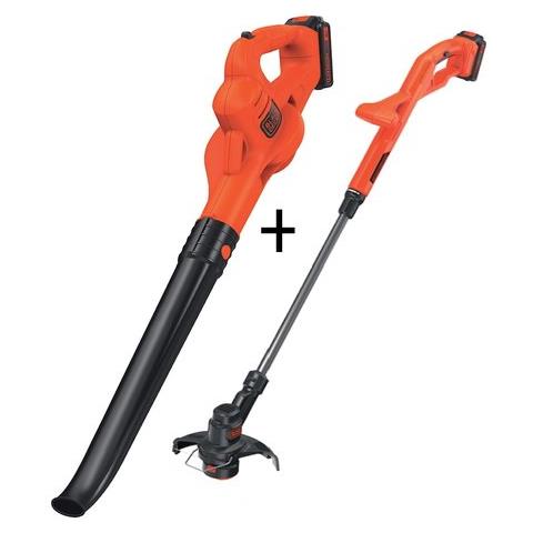 foto del prodotto set tagliabordi 18v e soffiatore 18v black decker