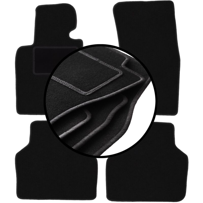 foto del prodotto set tappetini in velluto per bmw 7 e66 berlina lunga 2001 2008 