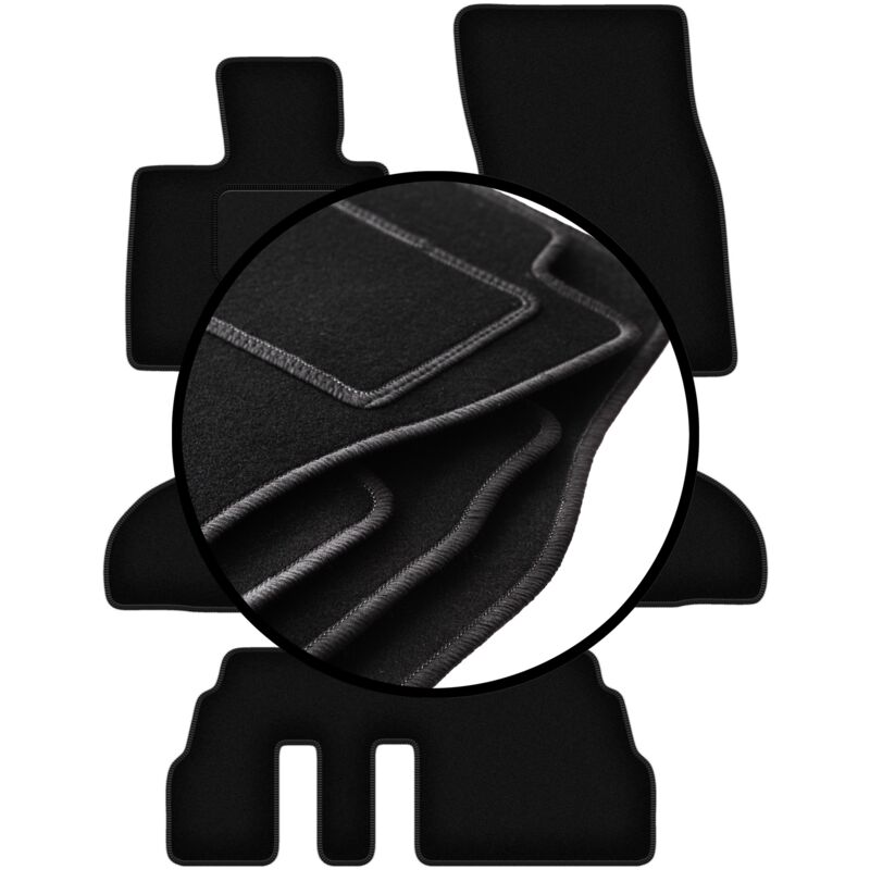 foto del prodotto set tappetini in velluto per bmw x5 f15 7 posti 2013 
