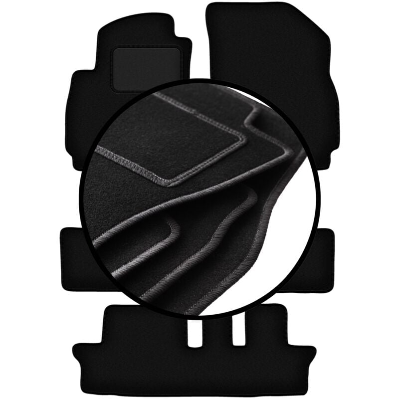 foto del prodotto set tappetini in velluto per chevrolet orlando i 7 posti 2011 2015 