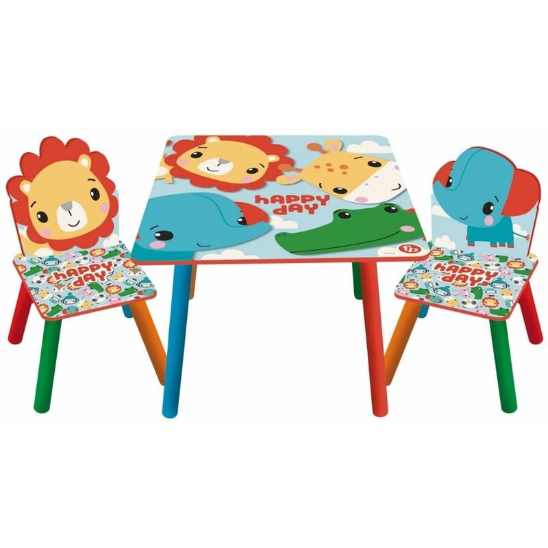 foto del prodotto set tavolino con 2 sedie fisher price