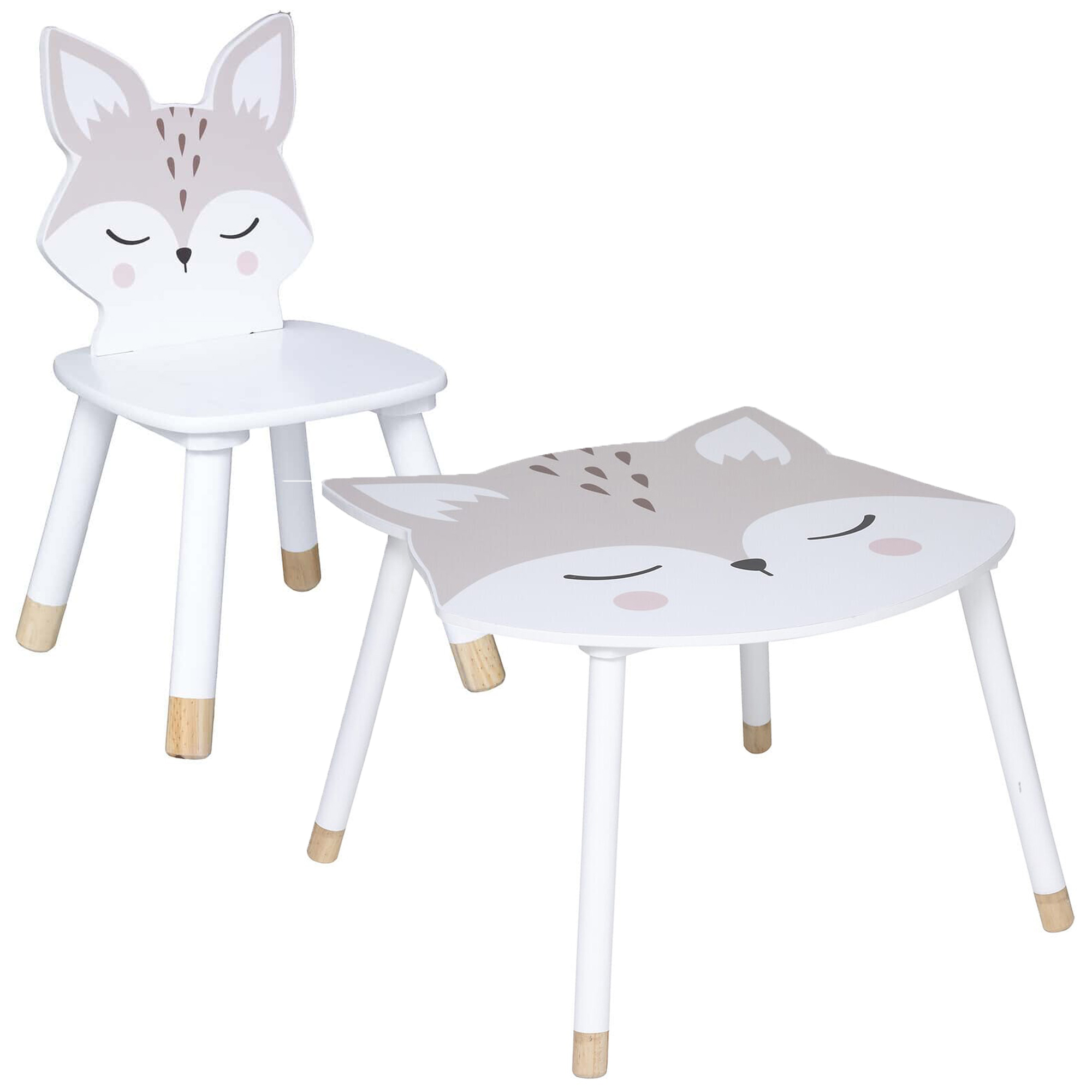 foto del prodotto set tavolo 2 sedie per bambini zorro per le piccole. - 28 x 28 x 52,5 cm 62 x 64 x 43 cm benvenuto