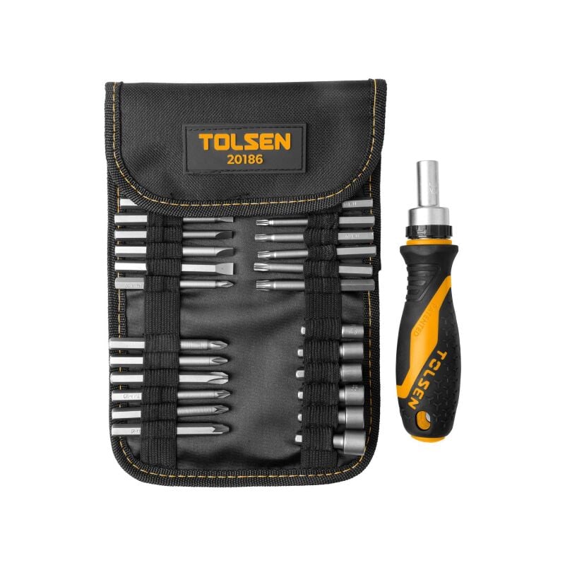 foto del prodotto set tolsen 26 cacciaviti cricchetto
