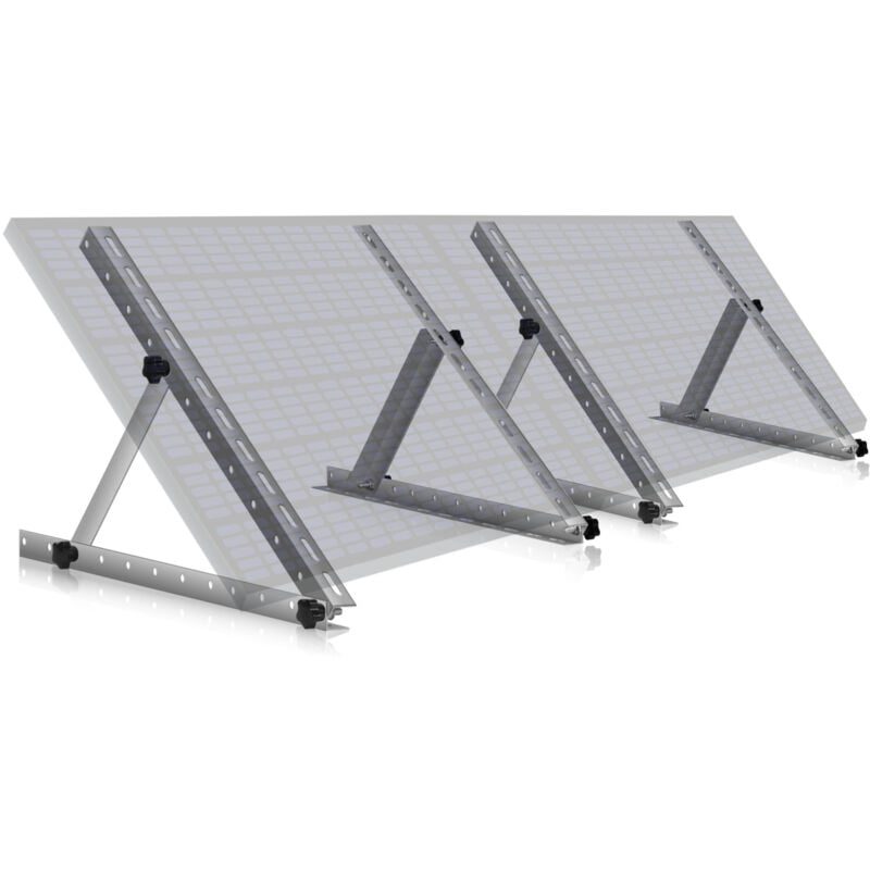 foto del prodotto set universale di supporti per pannelli solari con angolo regolabile di 0 a 90 zelsius