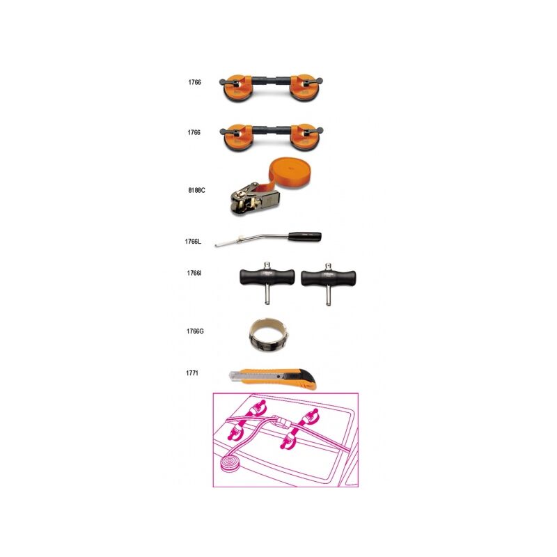 immagine 0 del prodotto set utensili per cristalli beta 1766 8
