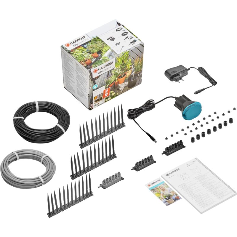 foto del prodotto set vacanze per irrigare fino a 36 piante da balcone 1265 20 gardena
