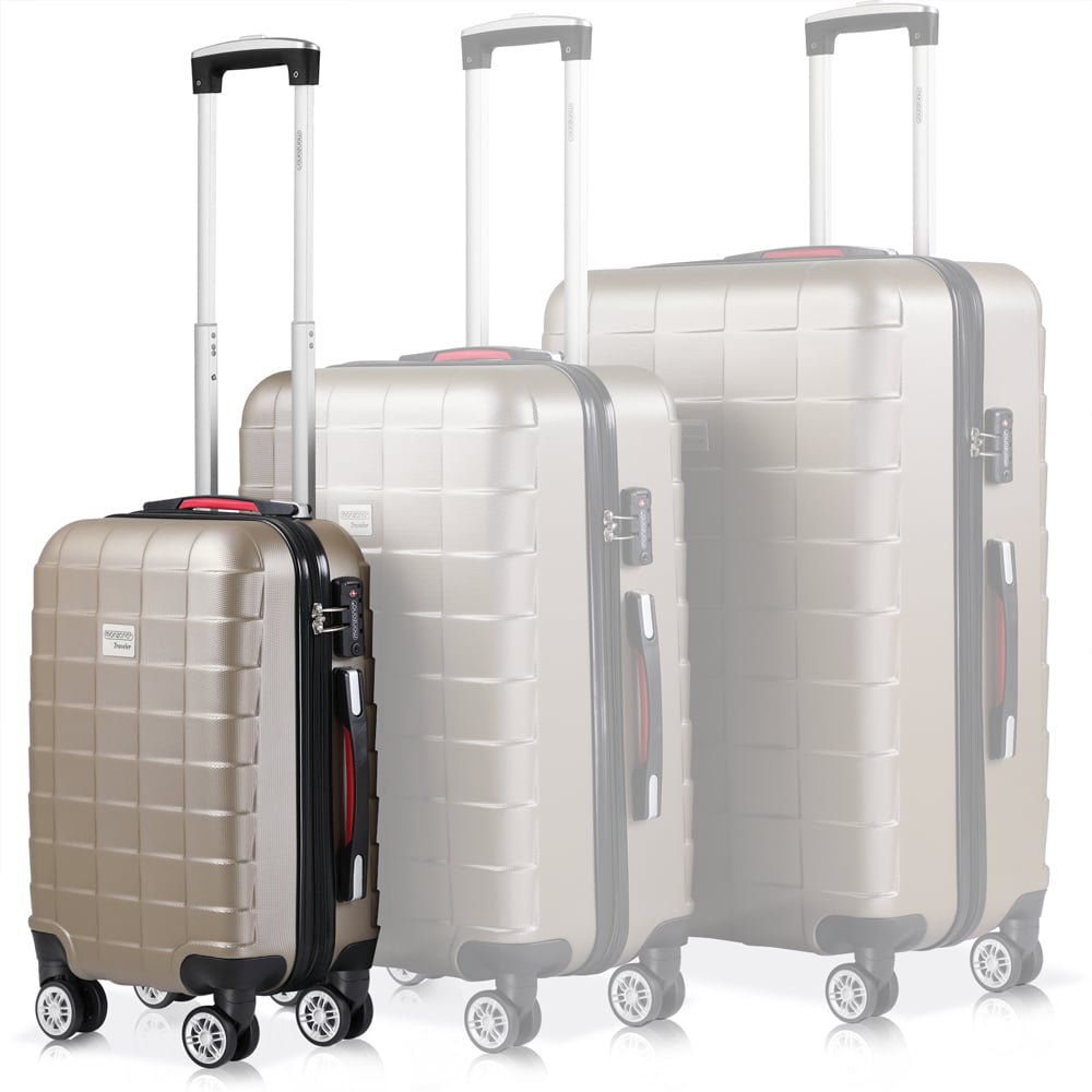 foto del prodotto set valigie rigide 40l 61x31x21cm