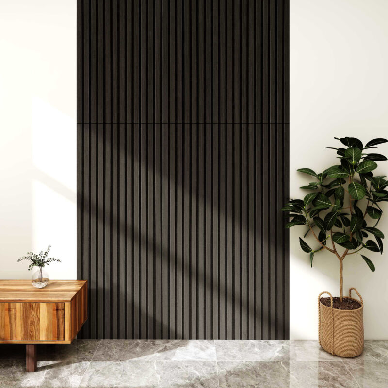 foto del prodotto set vang di 8 pannelli fonoassorbenti decorativi rovere grigio neu.holz