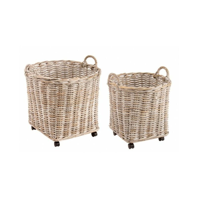 foto del prodotto set2 cesto c ruote warna