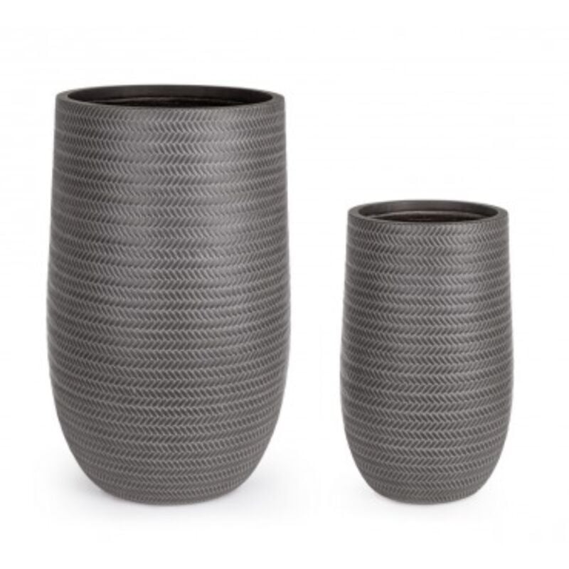foto del prodotto set2 p.vaso tressage to alto antracite