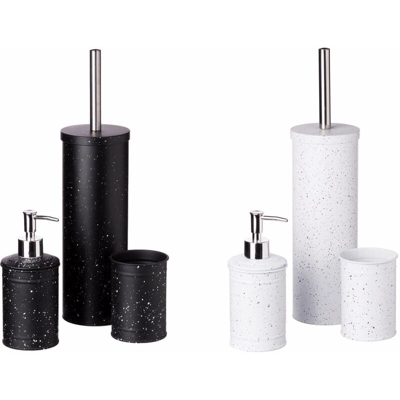 foto del prodotto set3 pz.bagno metallo ass.2 colori