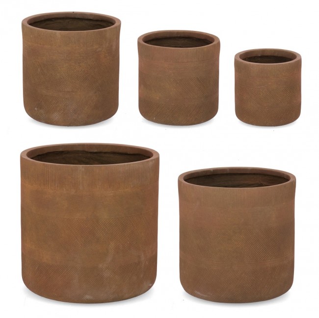 foto del prodotto set5 p.vaso rigo cil rusty