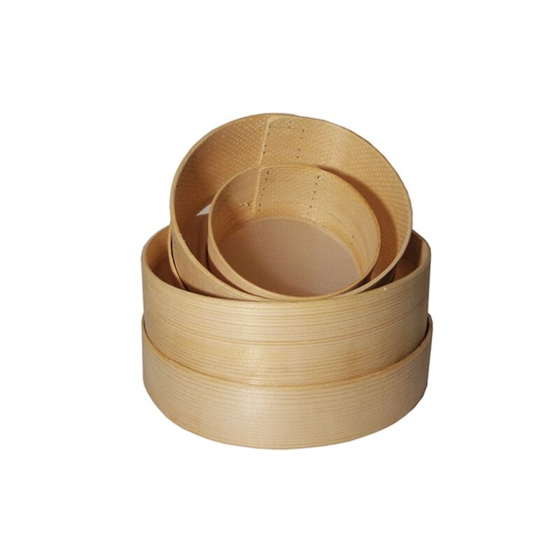 foto del prodotto setacci per farina in legno set 3 pz rete plastica 39569 