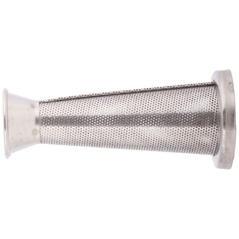 foto del prodotto setaccio a cono di ricambio realizzato in acciaio inox per spremipomodoro n. 3 fori 1.5 mm